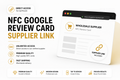 Nfc google reveiw cards supplier link